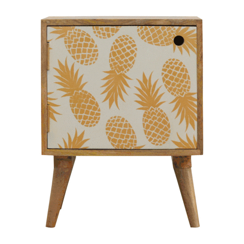 Pineapple Screen Print Bedside - Image 9