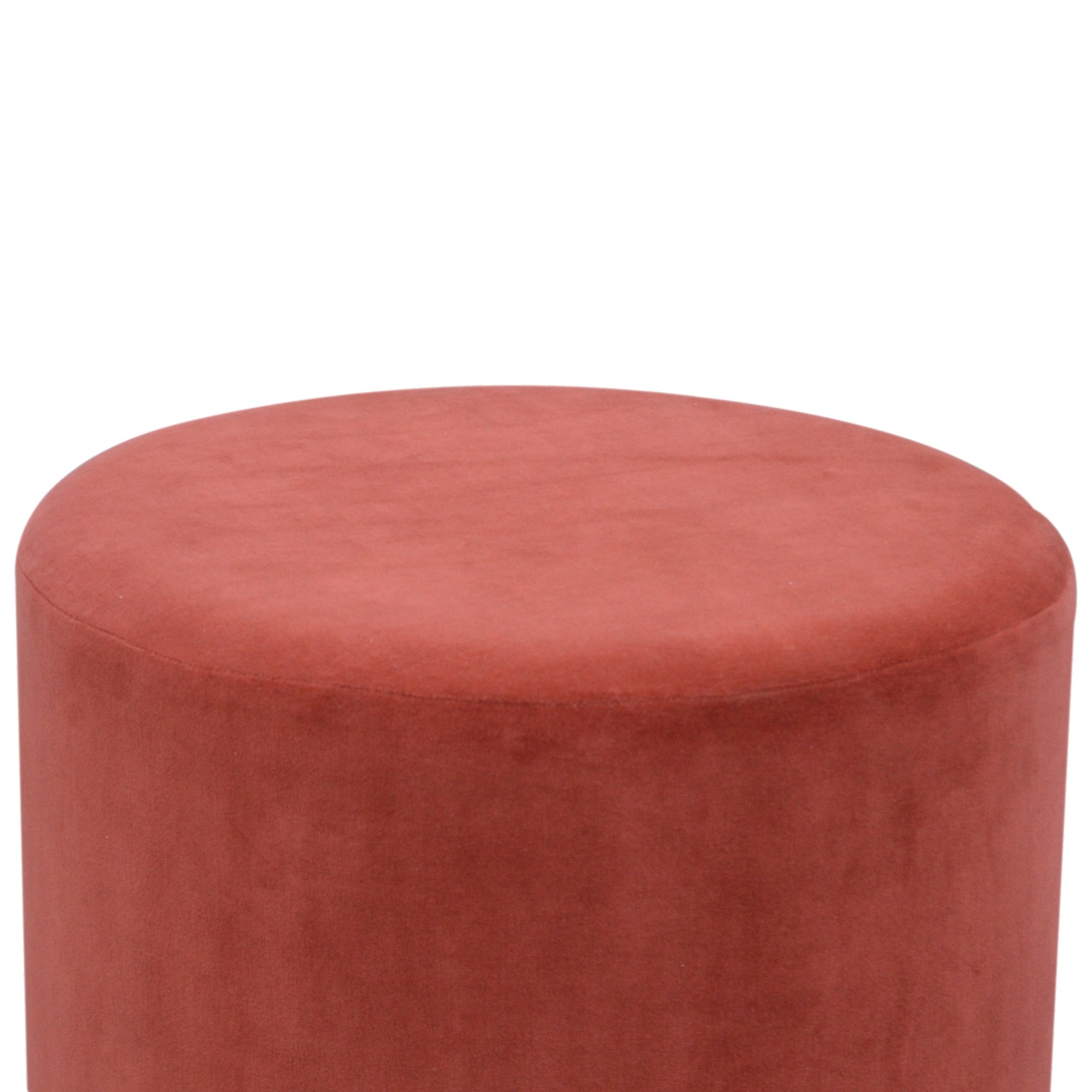 Large Brick Velvet Wooden Footstool - Image 6
