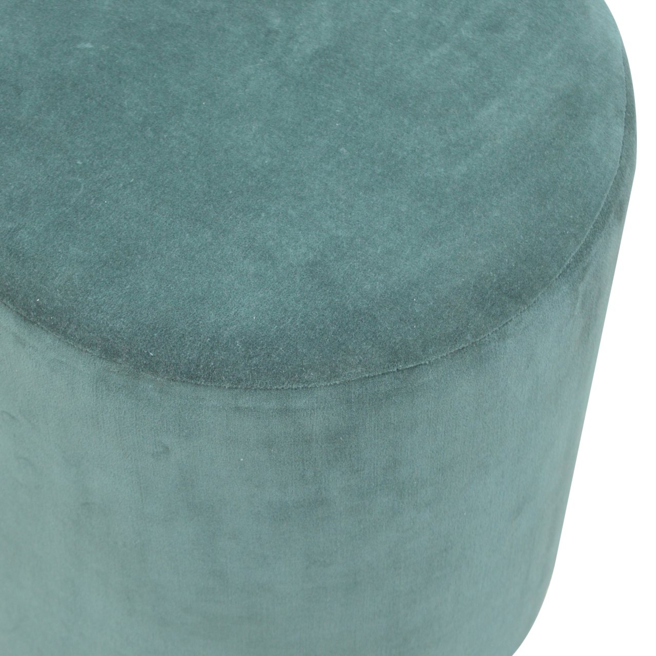 Large Emerald Velvet Footstool - Image 5