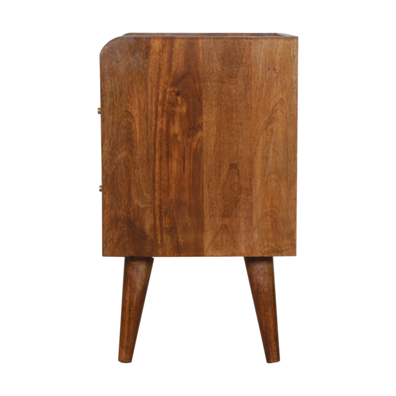 Chestnut Inlay Abstract Bedside - Image 8