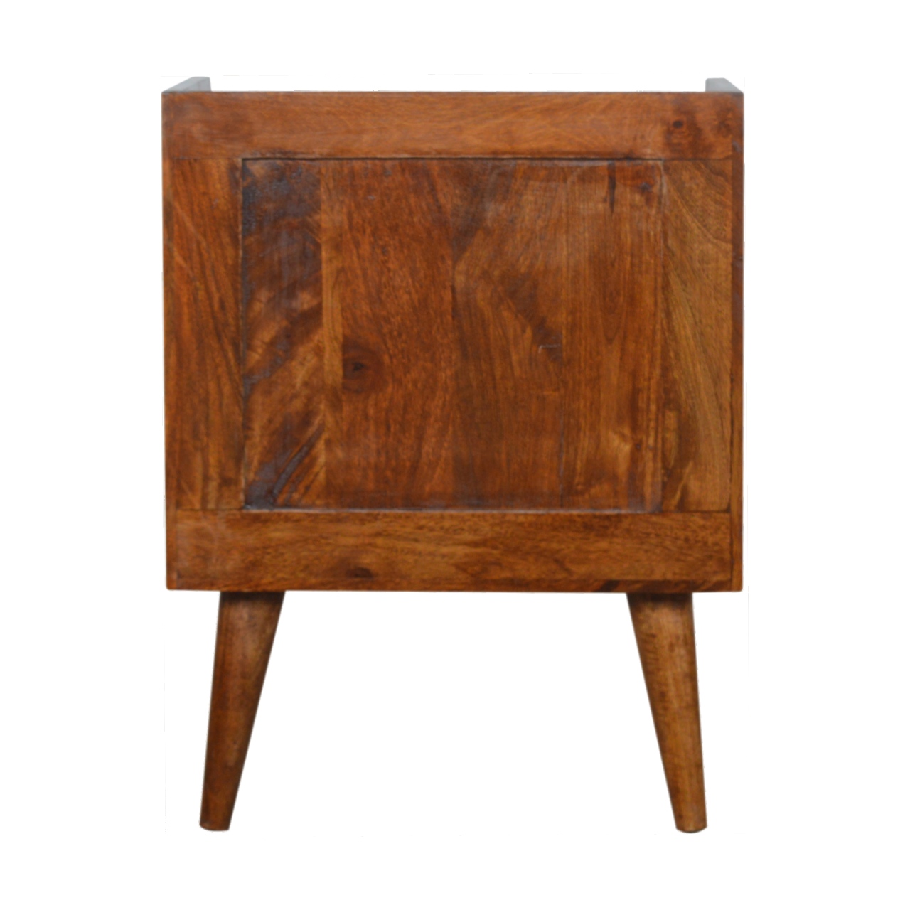 Chestnut Inlay Abstract Bedside - Image 9