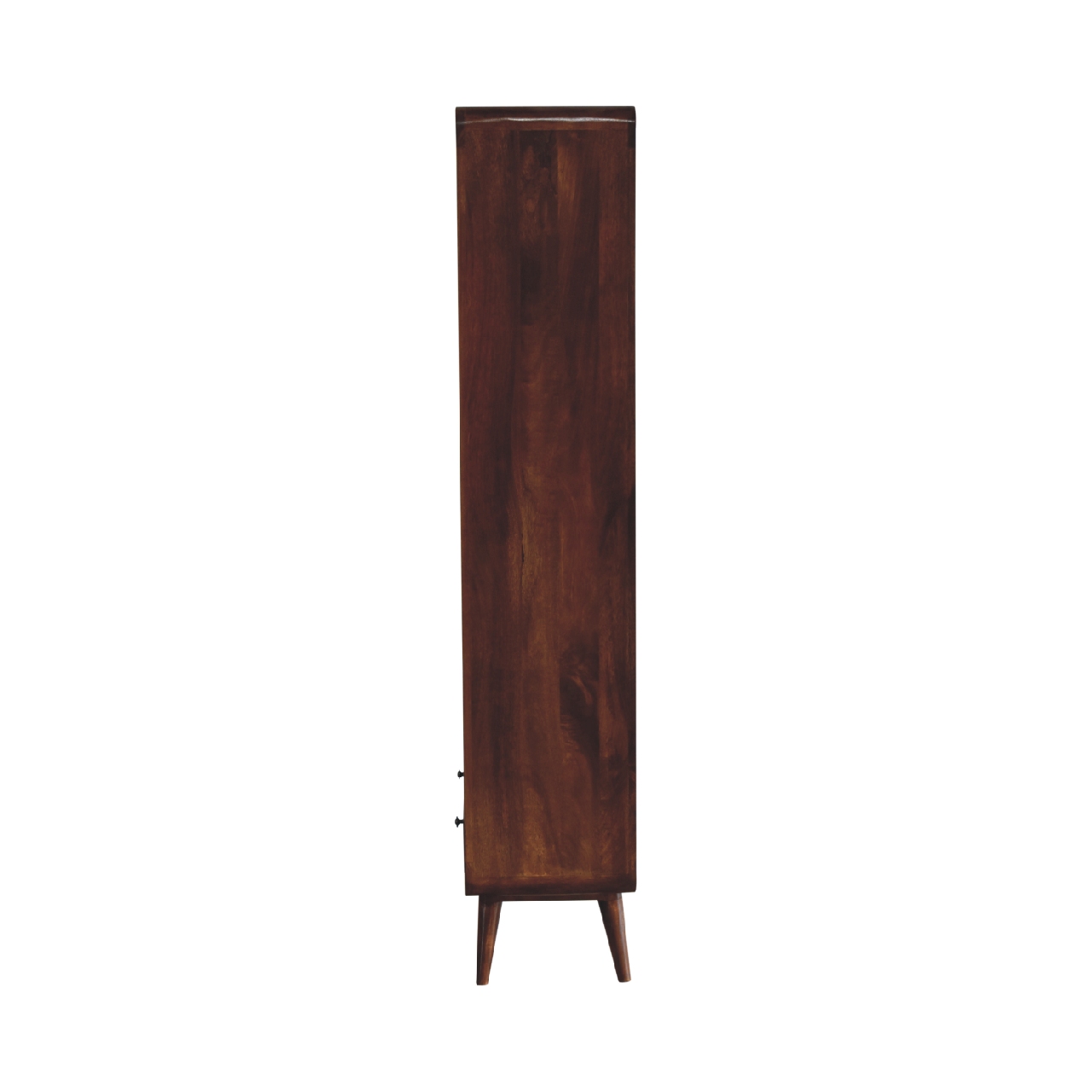 Curved Chestnut Bookcase - Image 8