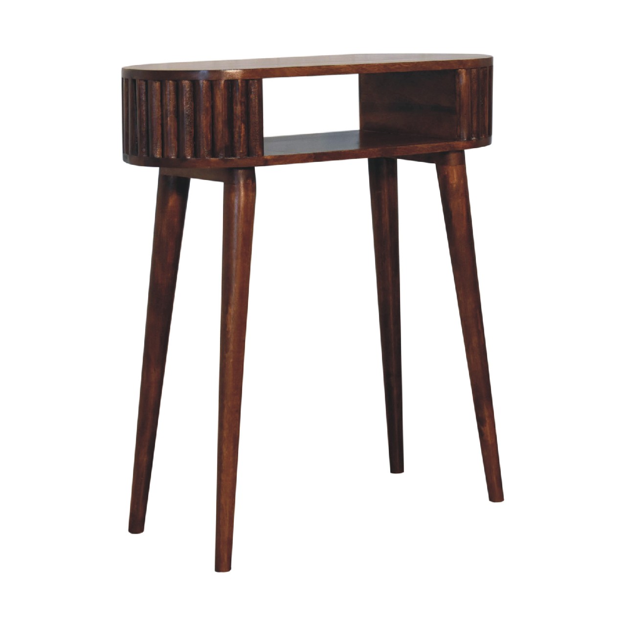 Stripe Chestnut Writing Desk - Image 3