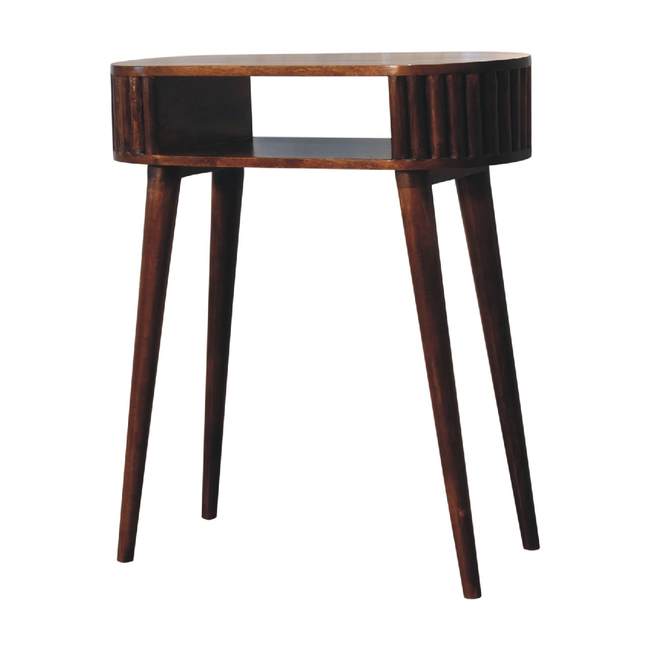 Stripe Chestnut Writing Desk - Image 4