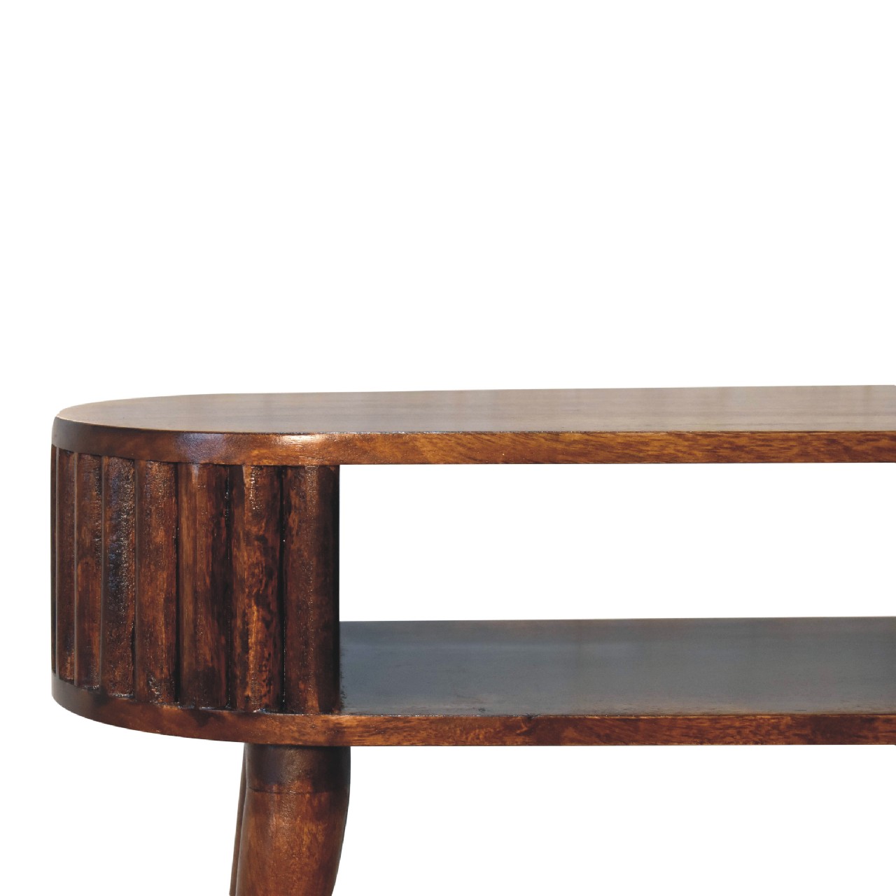 Stripe Chestnut Writing Desk - Image 5