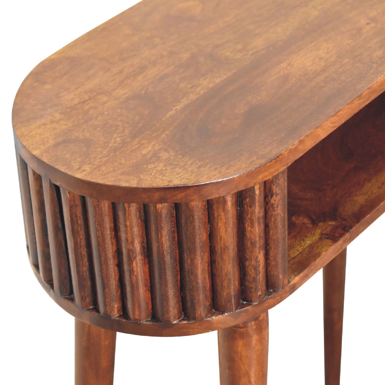 Stripe Chestnut Writing Desk - Image 7