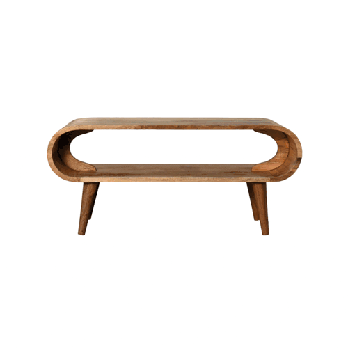 Amaya Nordic Style Oak-ish Coffee Table - Image 9