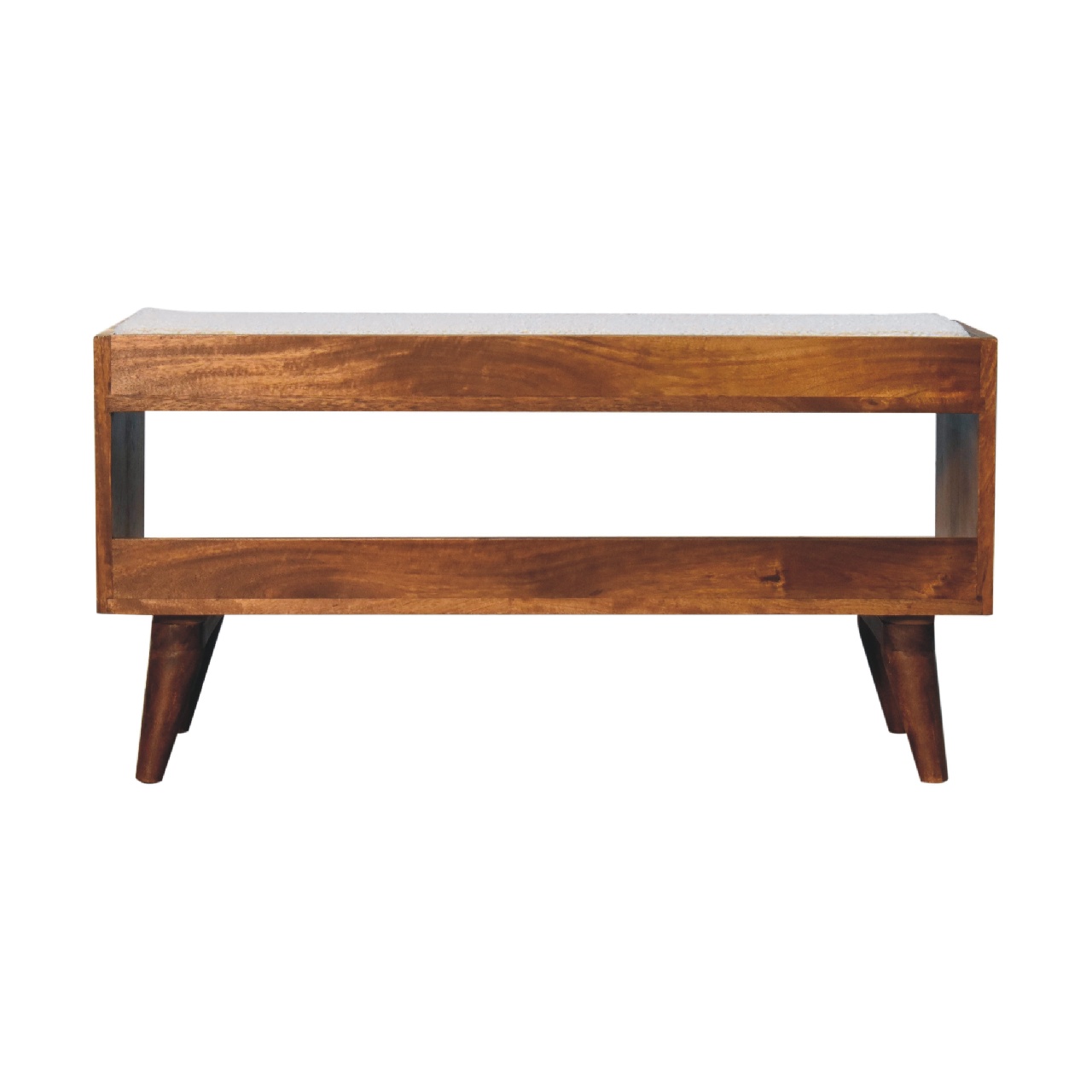Boucle Nordic Storage Bench - Image 9