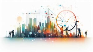 Elegant wooden furniture in vintage style