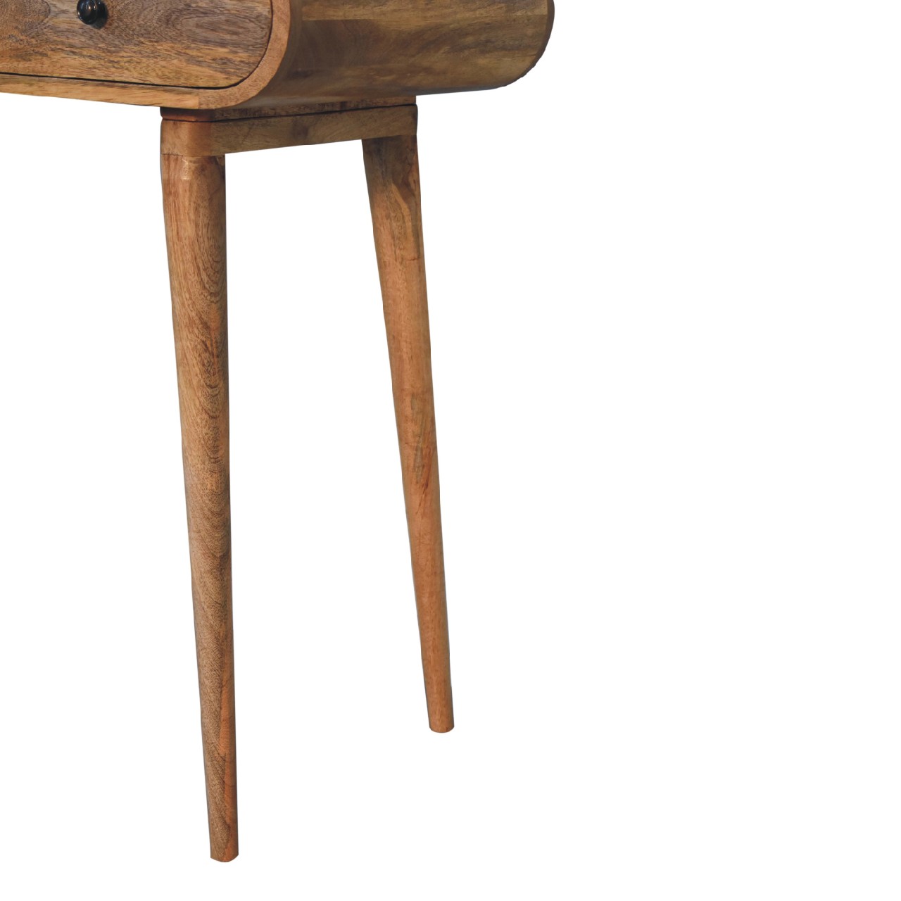 Curved Chestnut Writing Desk - Image 7