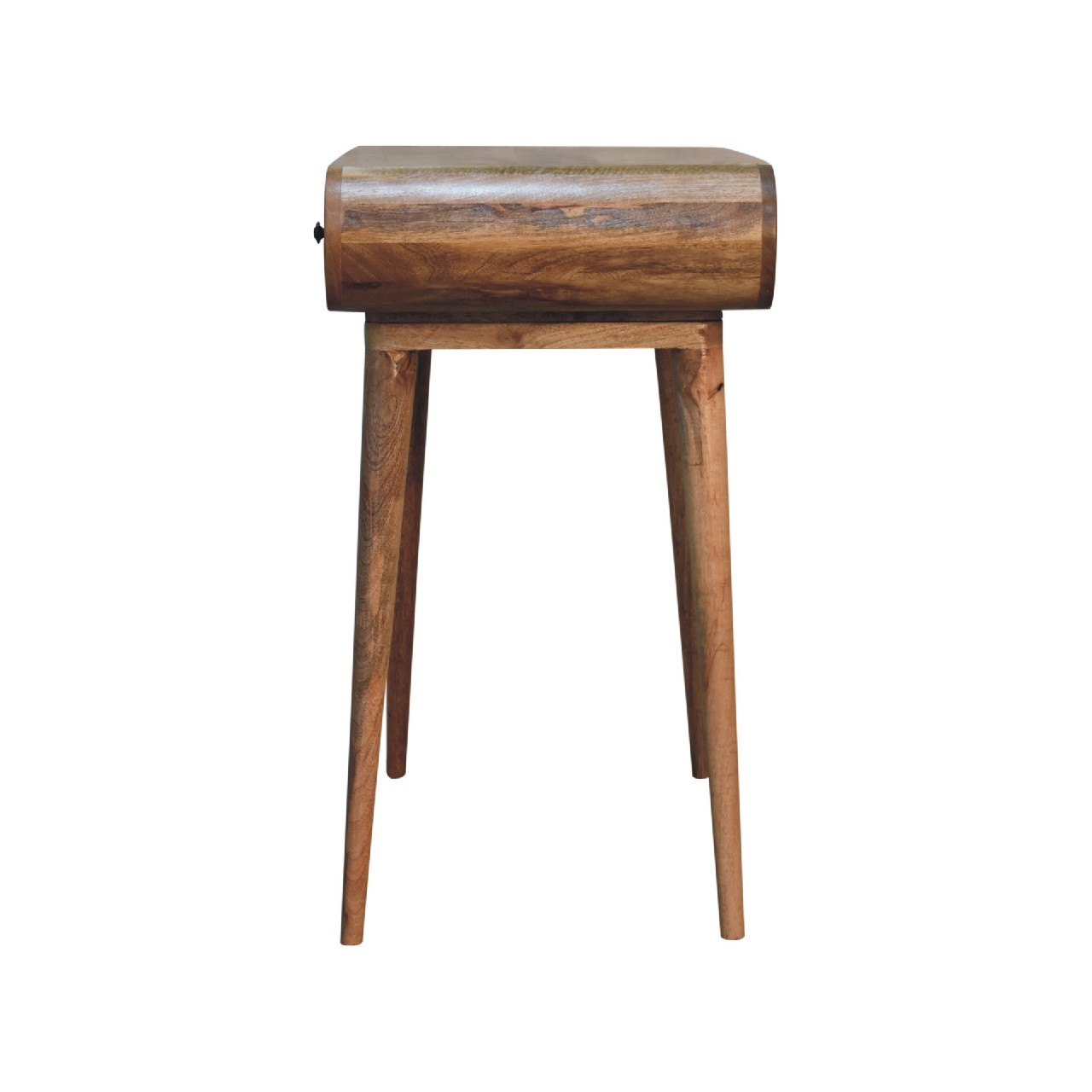 Curved Chestnut Writing Desk - Image 8