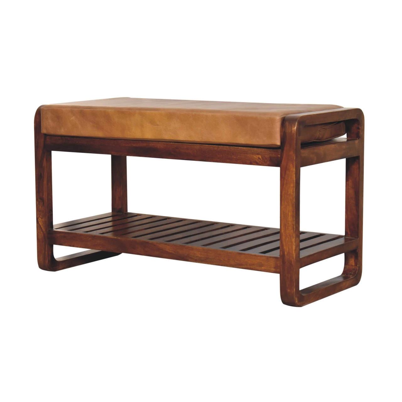Buffalo Slatted Hallway Bench - Image 8