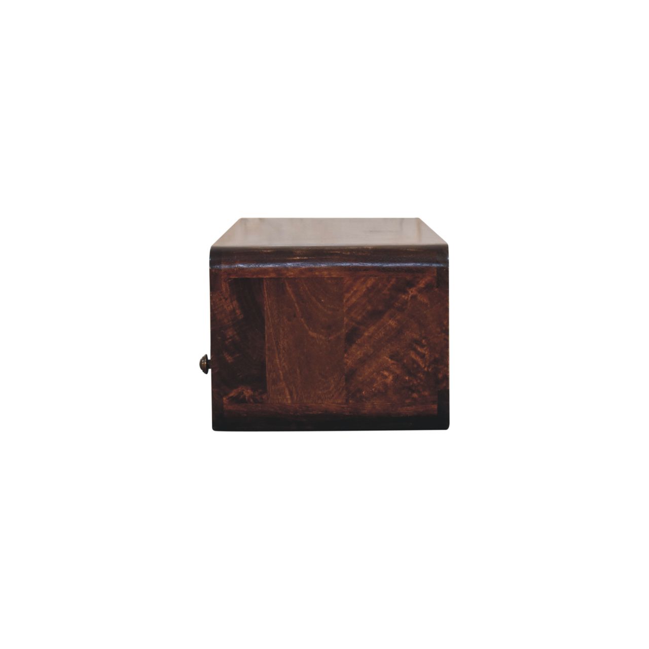 Floating California Walnut Open Console - Image 8