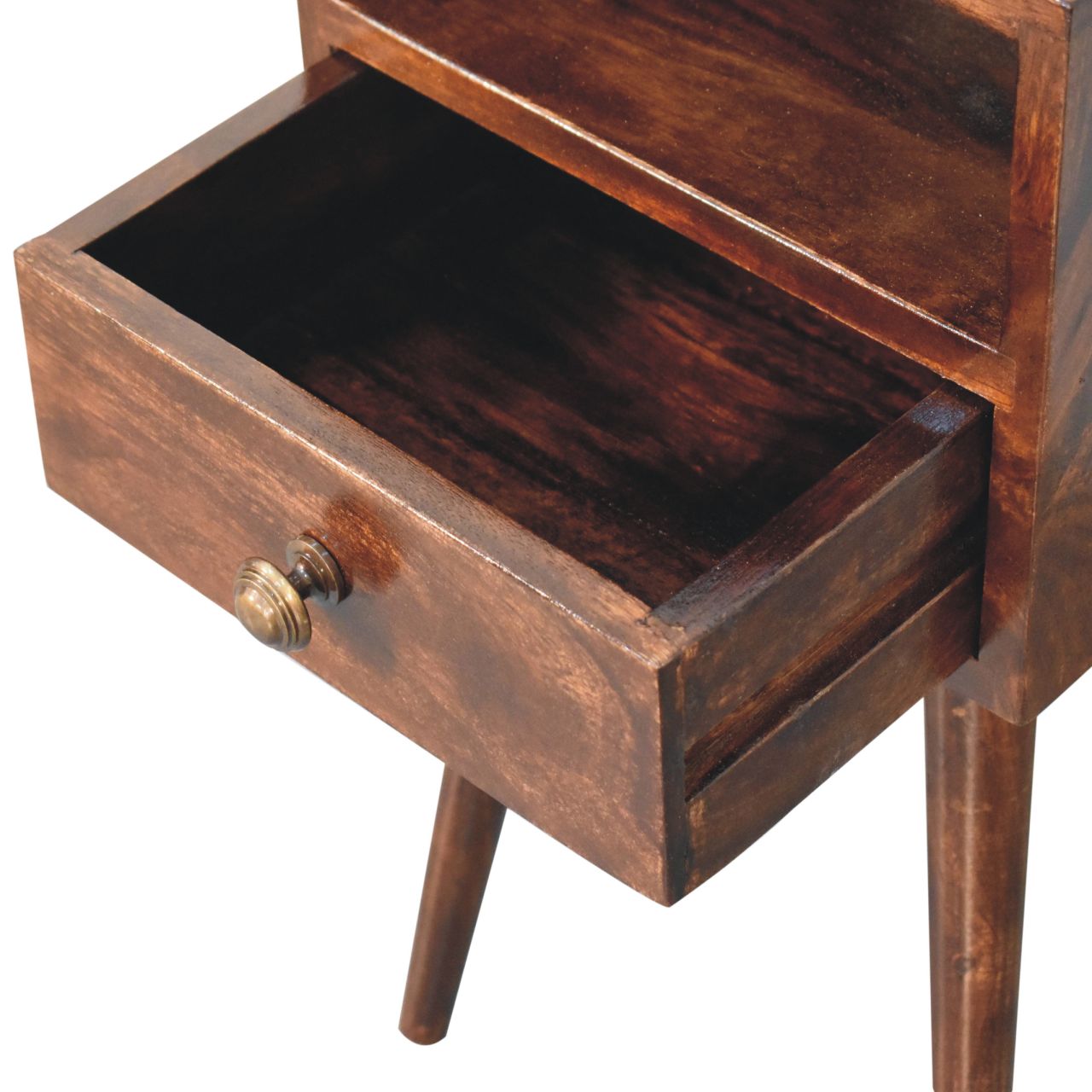 Mini California Walnut Bedside - Image 6