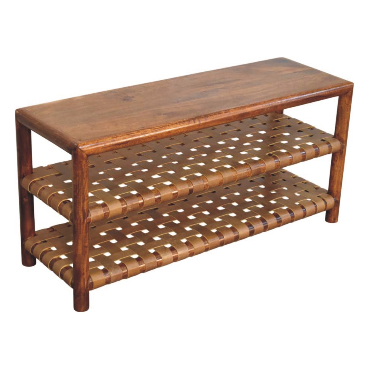 Regency Woven Chestnut 2 slot Shoe Rack - Image 5
