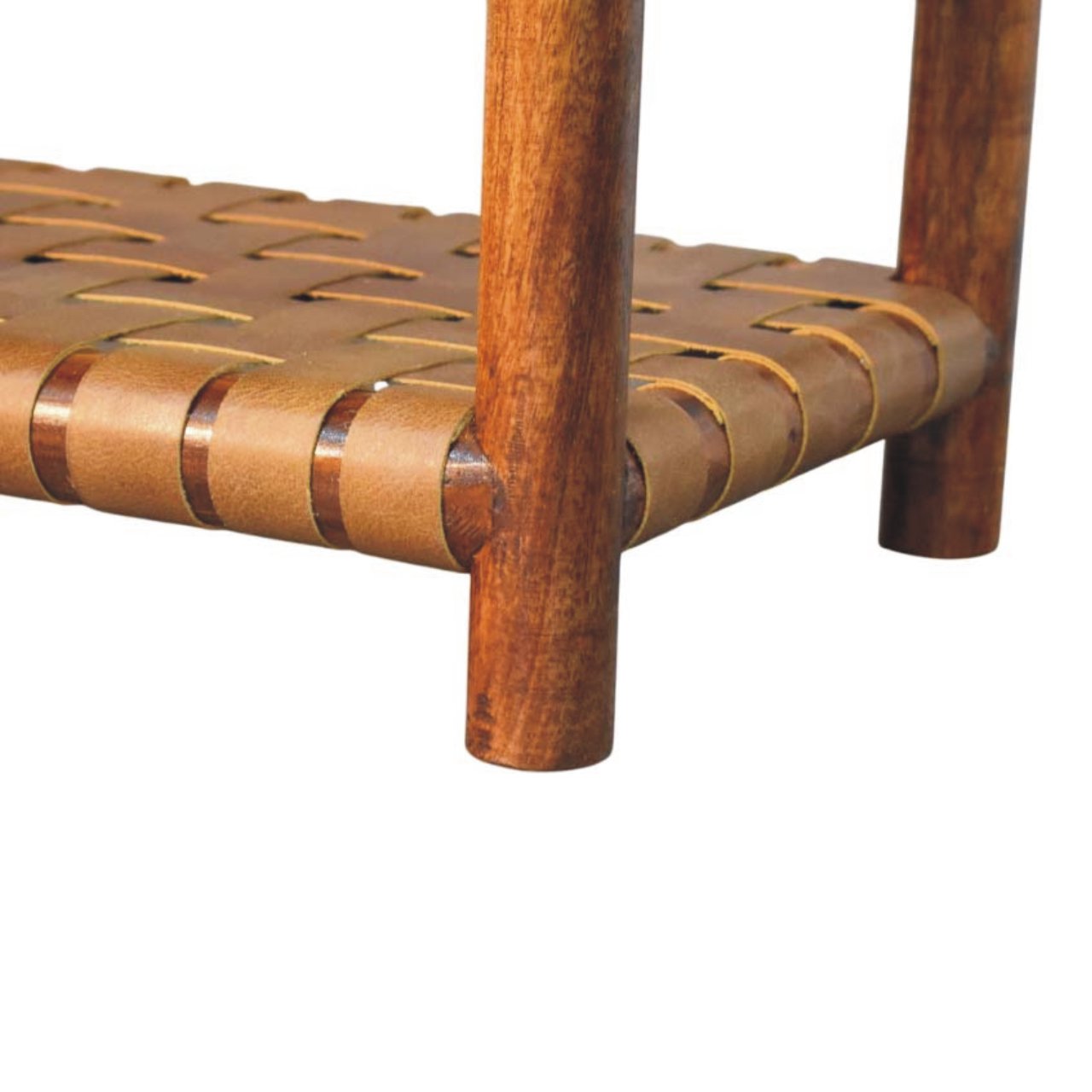 Regency Woven Chestnut 2 slot Shoe Rack - Image 8