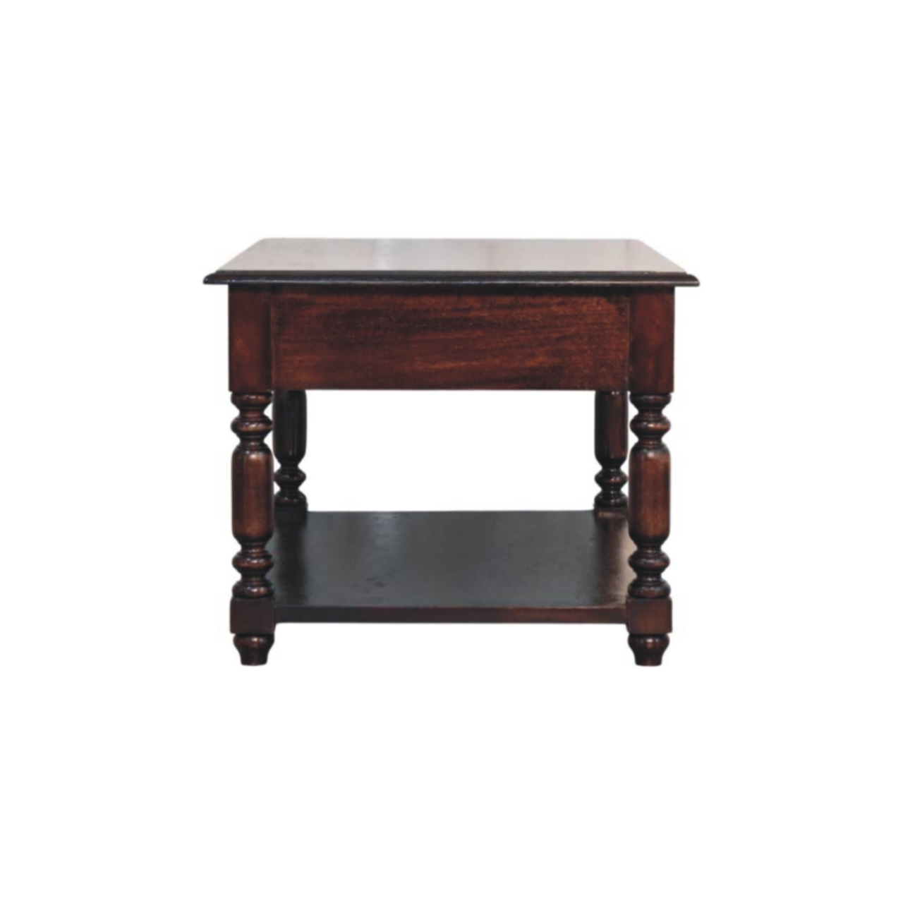 Turned Legs Cherry Console Table - Image 8