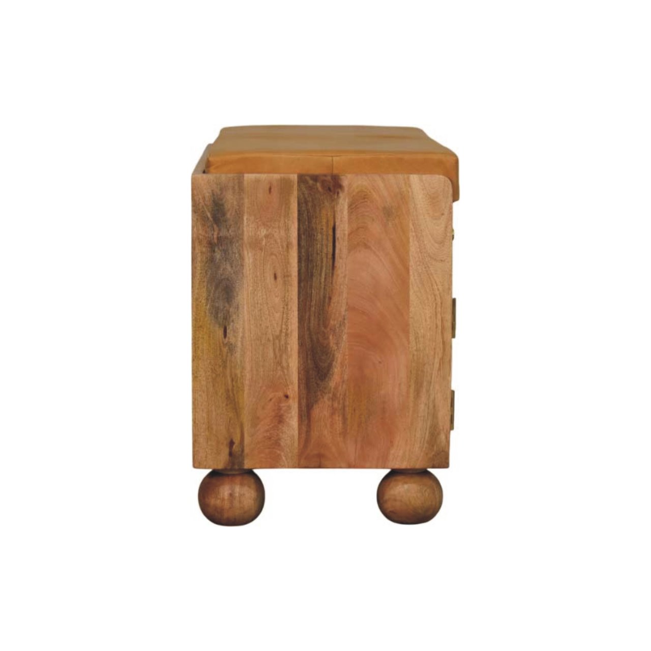 Shutter Oak-ish Shoe Rack with 2 drawers - Image 9