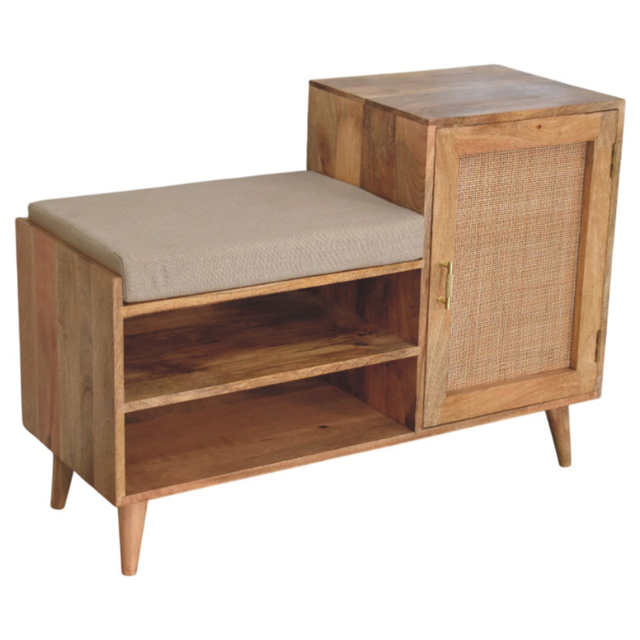 Larissa 2 slot Oak-ish Bench Unit - Image 6
