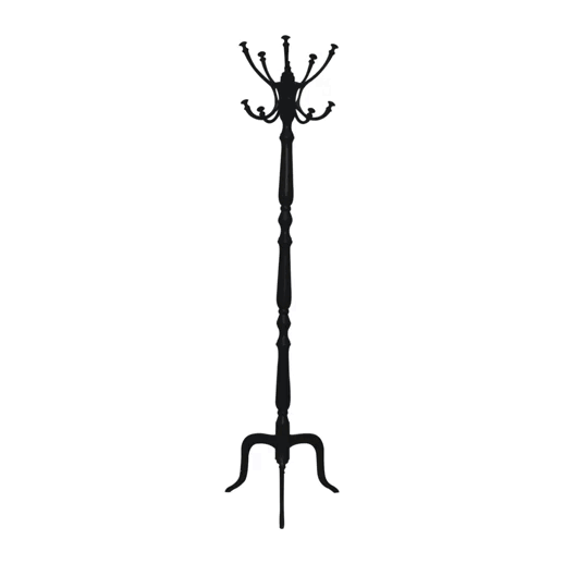 IN3246 - Black Coat Stand - Image 8