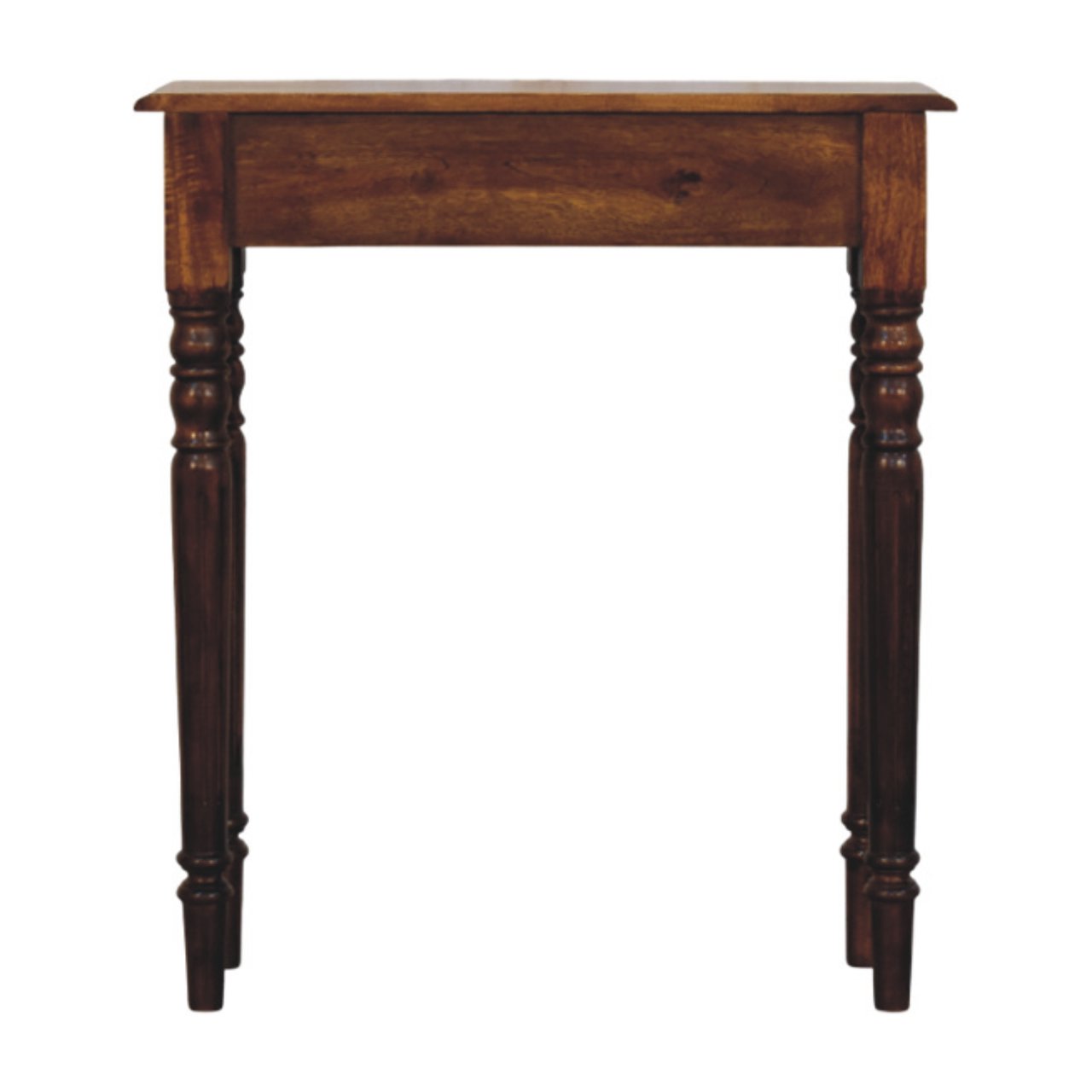 Turned Legs 1 Drawer Chestnut Console - Image 9