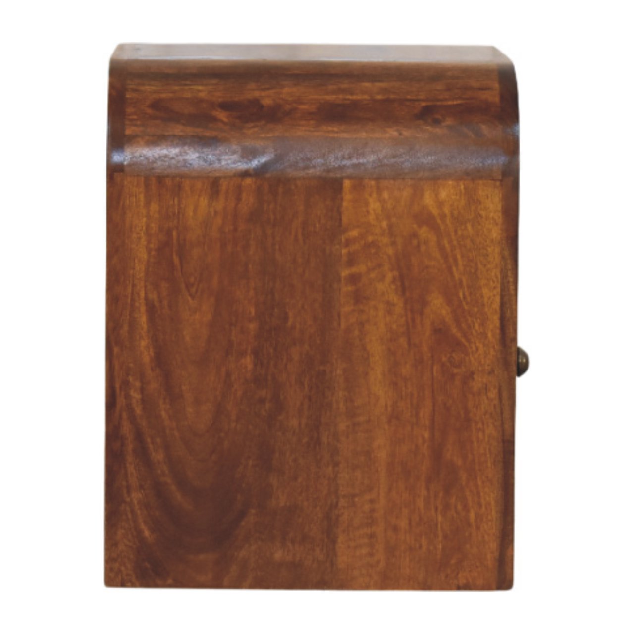 Darcy Chestnut Nightstand with Drawer and open shelf - Image 7