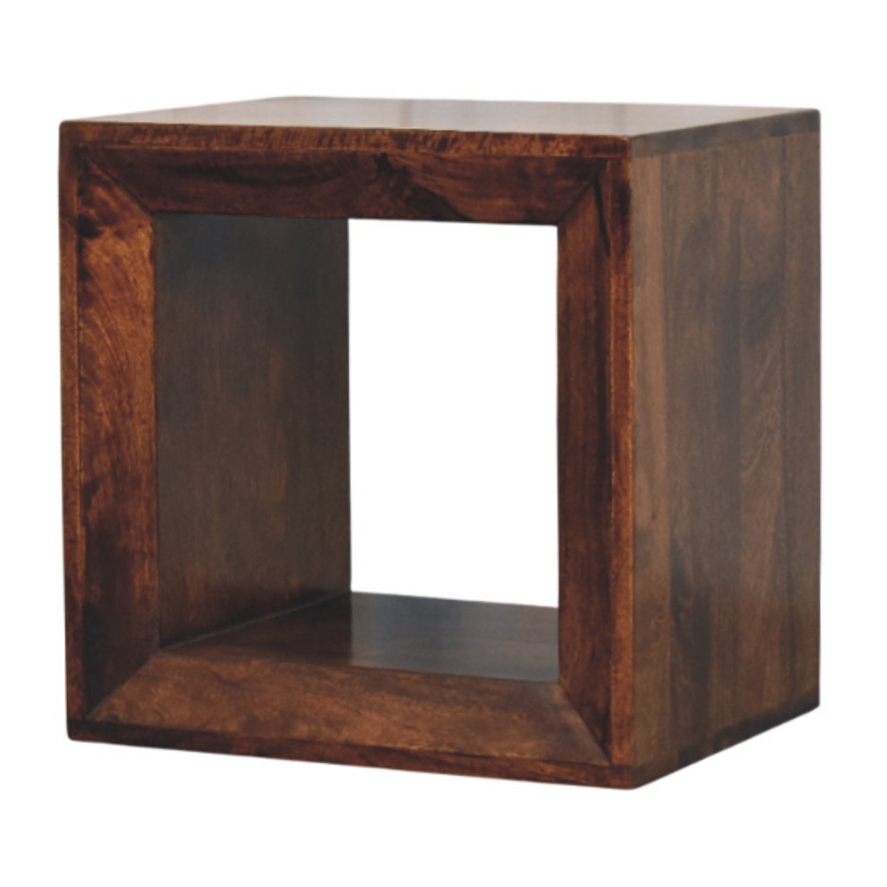 Solis Open California Walnut Side Table - Image 2