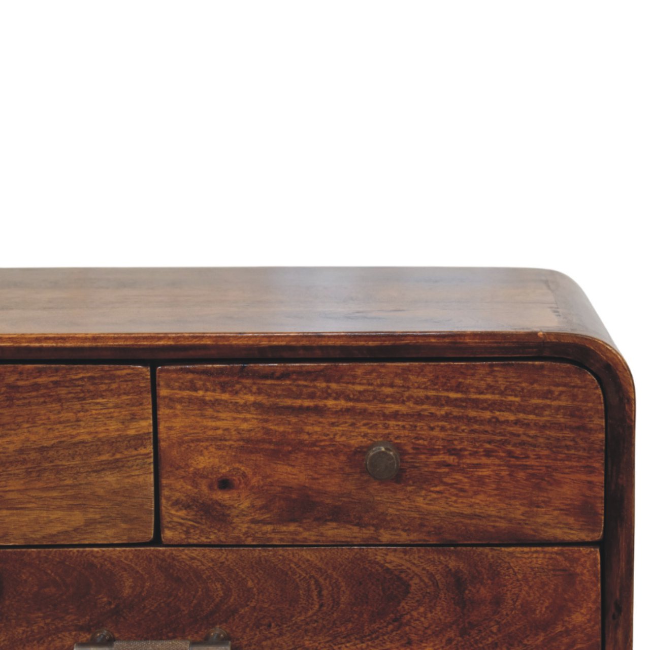 Avora 3-Drawer Chestnut Nightstand - Image 4