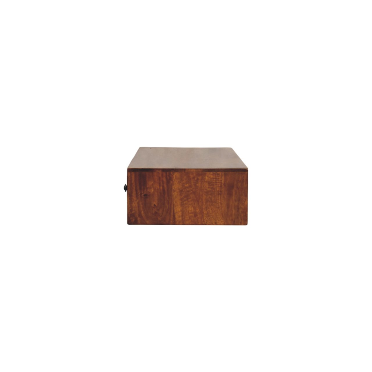 Lunar 2 Drawer Chestnut Wall Mounted Console - Image 8