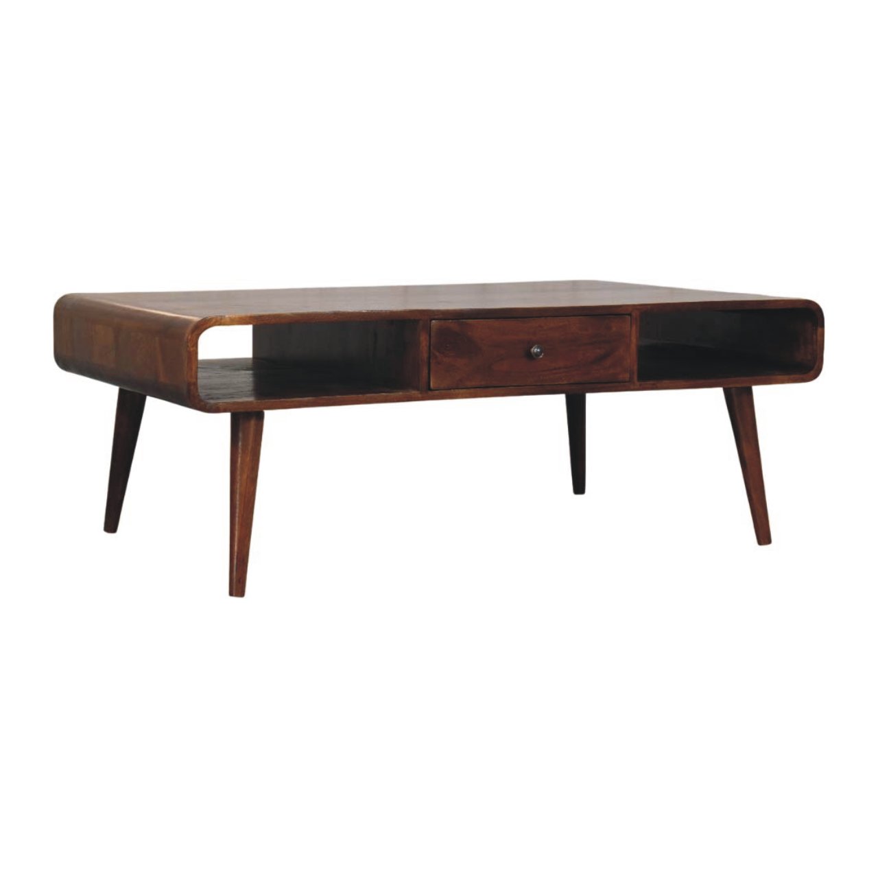Avora 2 Drawer Chestnut Coffee Table - Image 2