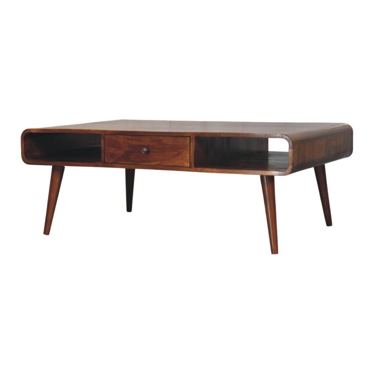 Avora 2 Drawer Chestnut Coffee Table - Image 3
