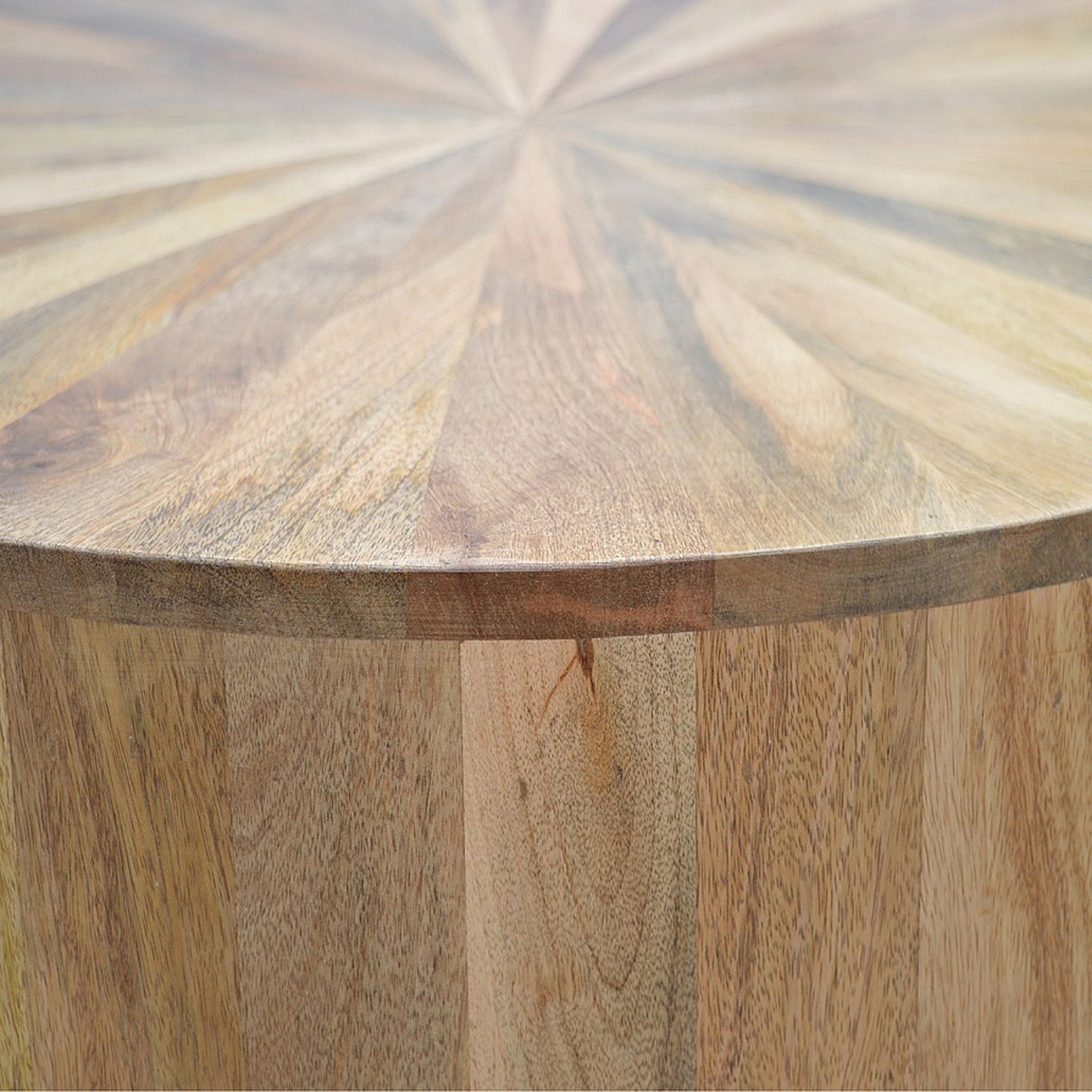 Round Wooden Coffee Table - Image 7