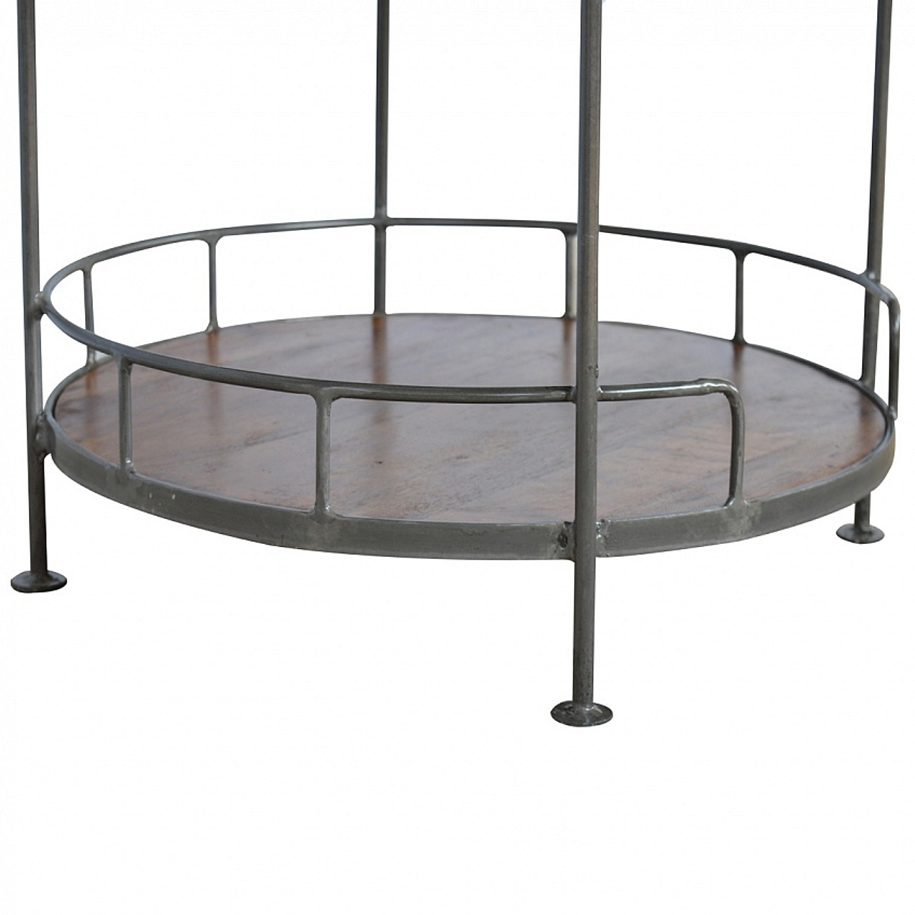 Industrial Round Butler Tray Table - Image 8