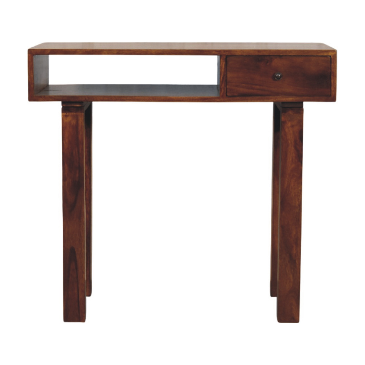 Tula 1 Drawer Chestnut Writing Desk