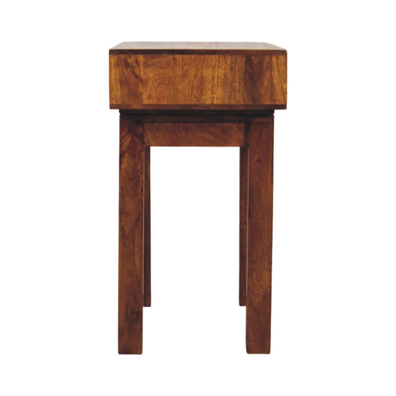 Tula 1 Drawer Chestnut Writing Desk - Image 8