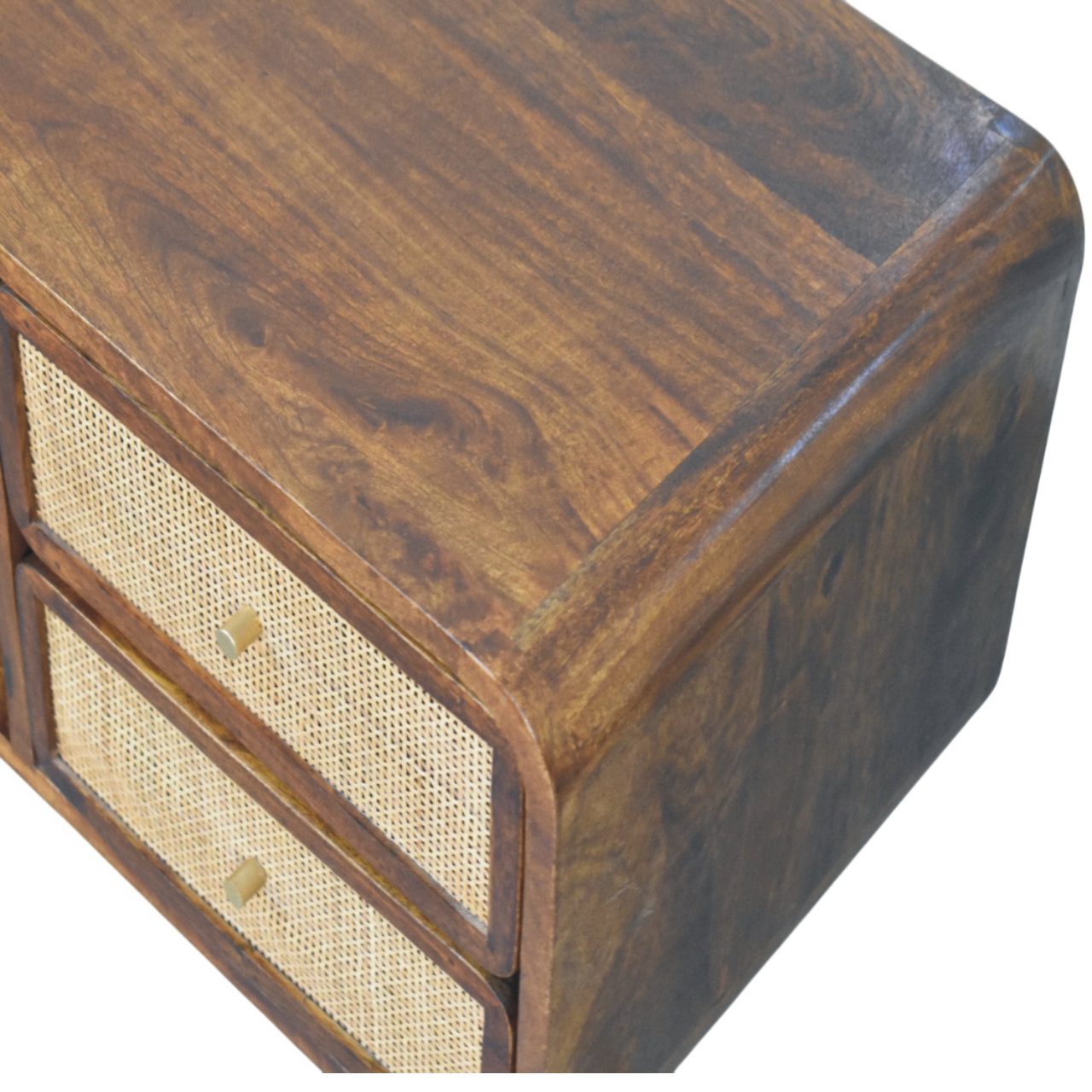 Larissa 4 Drawer Chestnut Media Unit - Image 5