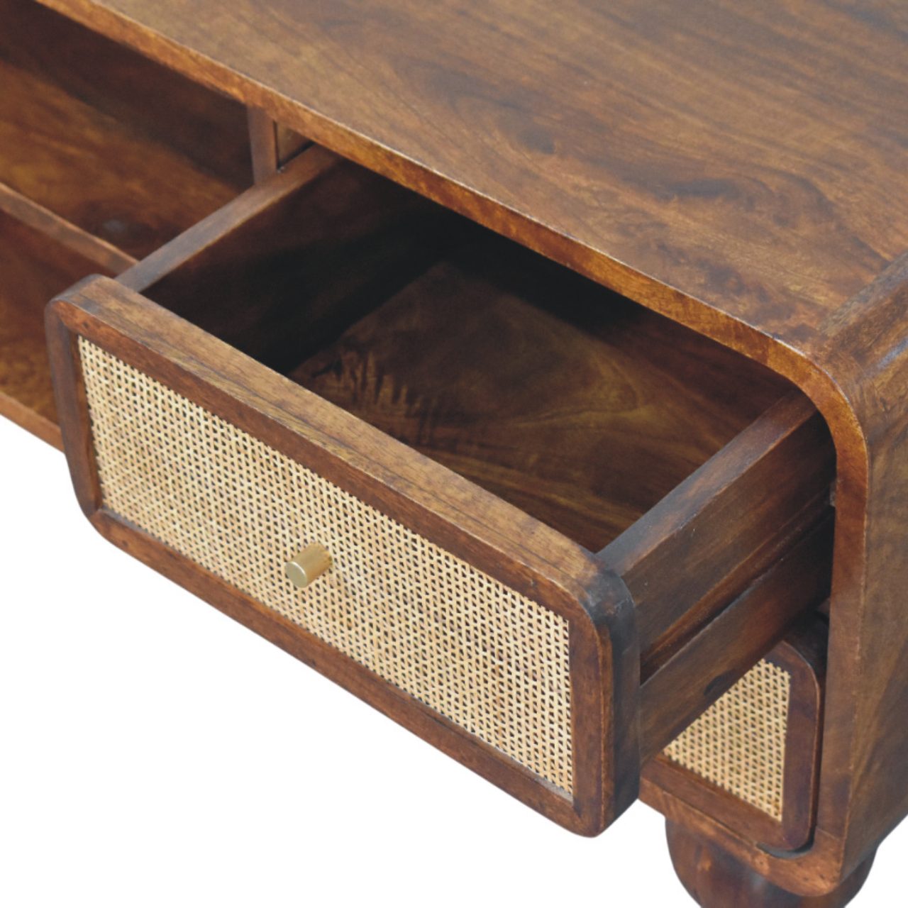 Larissa 4 Drawer Chestnut Media Unit - Image 6