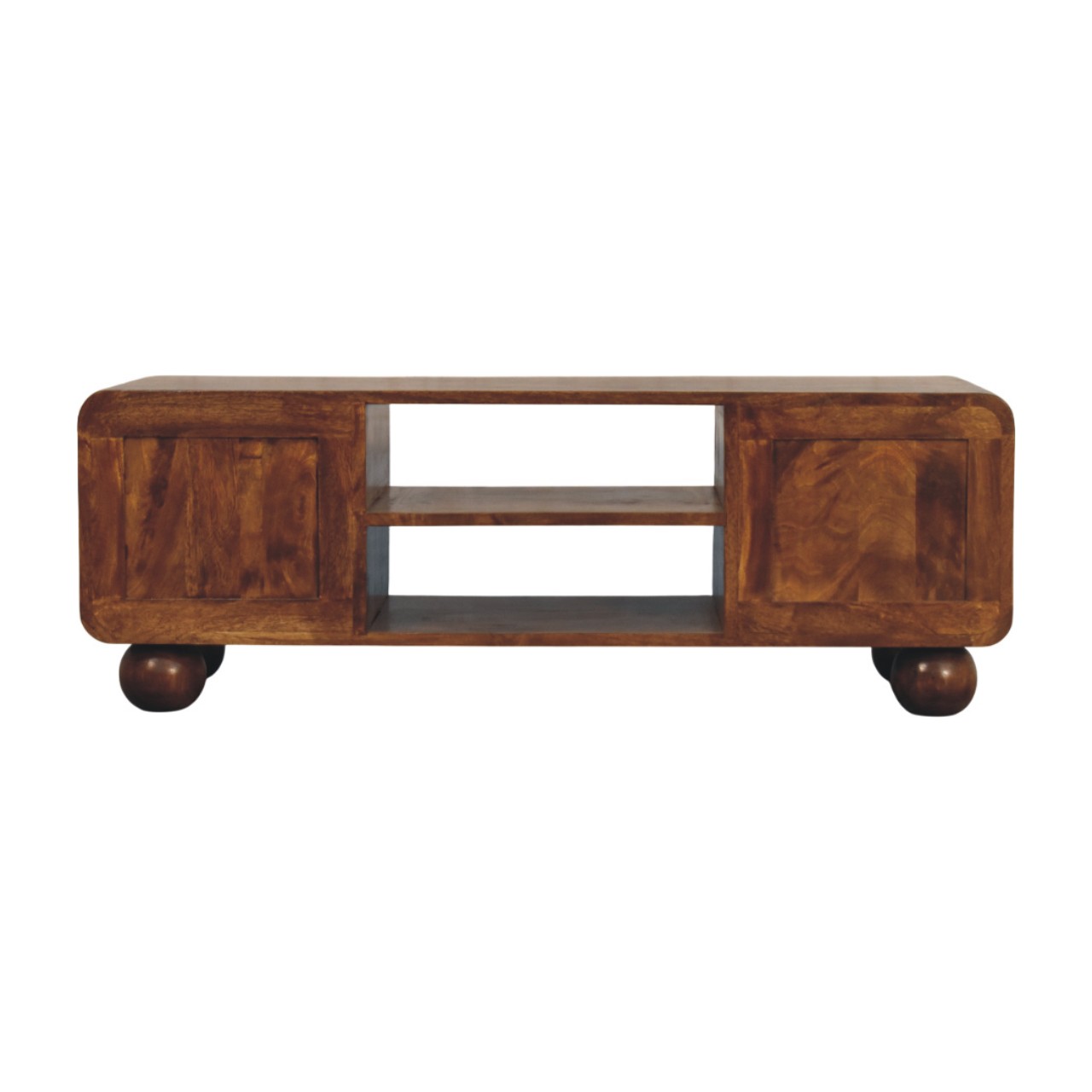 Larissa 4 Drawer Chestnut Media Unit - Image 9