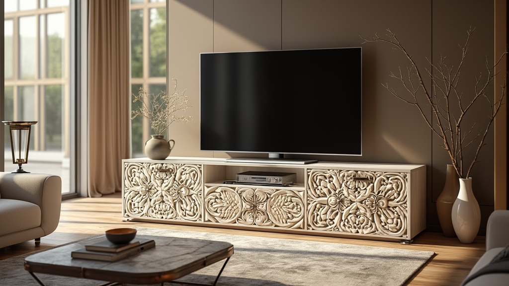 Bone Inlay Media Unit Elevates Style Bone Inlay Media Unit Elevates Style
