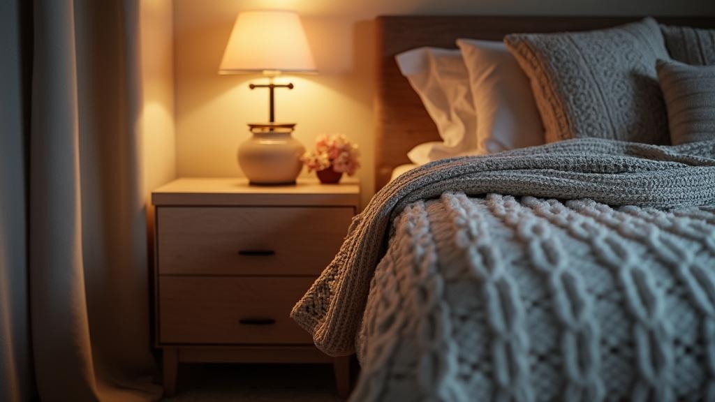 Cozy Knit Nightstand Enhances Style Cozy Knit Nightstand Enhances Style